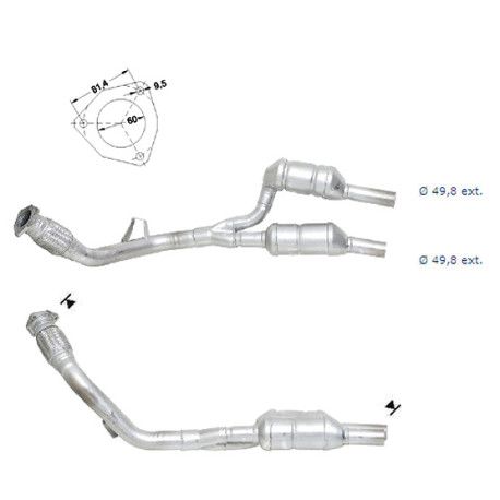 DPF a katalyzátory Magnaflow pre konkrétny model Magnaflow Katalyzátor na AUDI | race-shop.sk