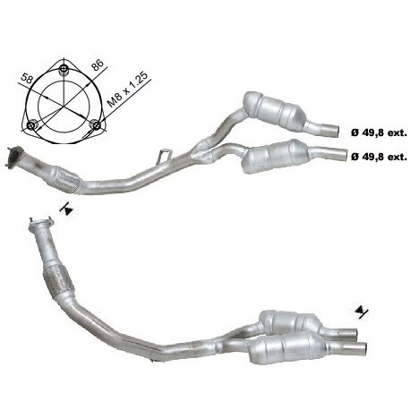 DPF a katalyzátory Magnaflow pre konkrétny model Magnaflow Katalyzátor na AUDI VOLKSWAGEN | race-shop.sk