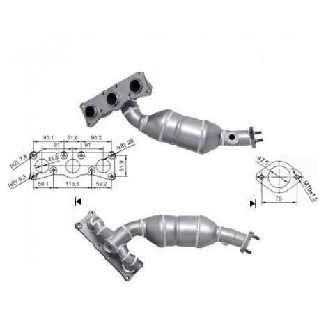 DPF a katalyzátory Magnaflow pre konkrétny model Magnaflow Katalyzátor na BMW | race-shop.sk