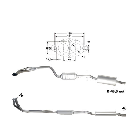 DPF a katalyzátory Magnaflow pre konkrétny model Magnaflow Katalyzátor na BMW | race-shop.sk