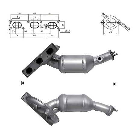 DPF a katalyzátory Magnaflow pre konkrétny model Magnaflow Katalyzátor na BMW | race-shop.sk