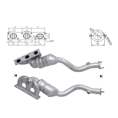 DPF a katalyzátory Magnaflow pre konkrétny model Magnaflow Katalyzátor na BMW | race-shop.sk