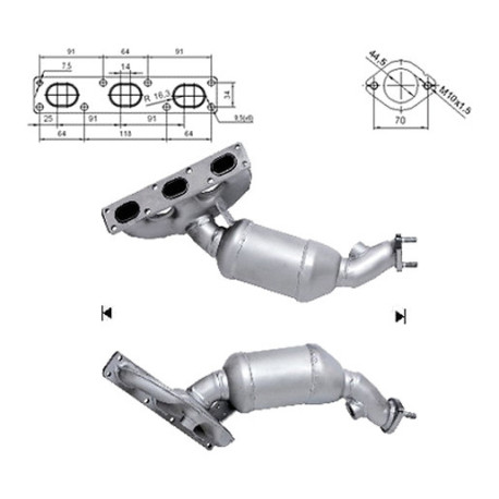 DPF a katalyzátory Magnaflow pre konkrétny model Magnaflow Katalyzátor na BMW | race-shop.sk
