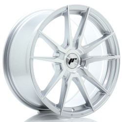 Japan Racing JR21 18x8 ET36 5x112 Silver Machined
