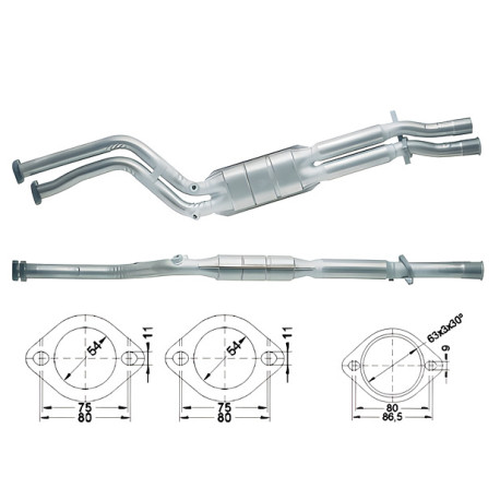 DPF a katalyzátory Magnaflow pre konkrétny model Magnaflow Katalyzátor na BMW | race-shop.sk