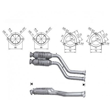 DPF a katalyzátory Magnaflow pre konkrétny model Magnaflow Katalyzátor na BMW | race-shop.sk