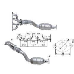 Magnaflow Katalyzátor na BMW-MINI