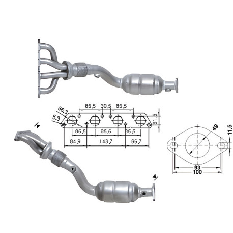 DPF a katalyzátory Magnaflow pre konkrétny model Magnaflow Katalyzátor na BMW-MINI | race-shop.sk