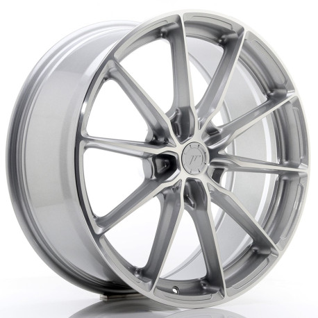 Hliníkové disky Japan Racing JR37 20x8,5 ET35 5x120 Silver Machined | race-shop.sk