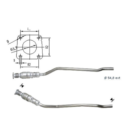 DPF a katalyzátory Magnaflow pre konkrétny model Magnaflow Katalyzátor na CHRYSLER | race-shop.sk