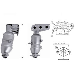 Magnaflow Katalyzátor na CITROËN PEUGEOT TOYOTA