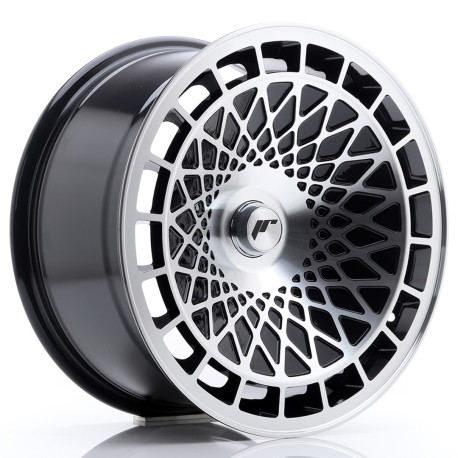 Hliníkové disky Japan Racing JR14 15x8 ET25 4x100 Gloss Black Machined Face | race-shop.sk