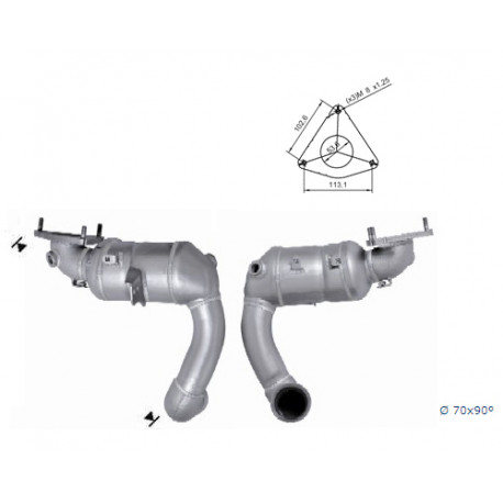 DPF a katalyzátory Magnaflow pre konkrétny model Magnaflow Katalyzátor na CITROËN PEUGEOT | race-shop.sk