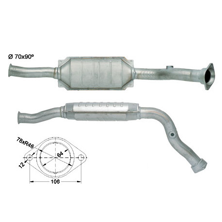 DPF a katalyzátory Magnaflow pre konkrétny model Magnaflow Katalyzátor na CITROËN FIAT PEUGEOT | race-shop.sk