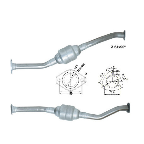 DPF a katalyzátory Magnaflow pre konkrétny model Magnaflow Katalyzátor na CITROËN FIAT PEUGEOT | race-shop.sk