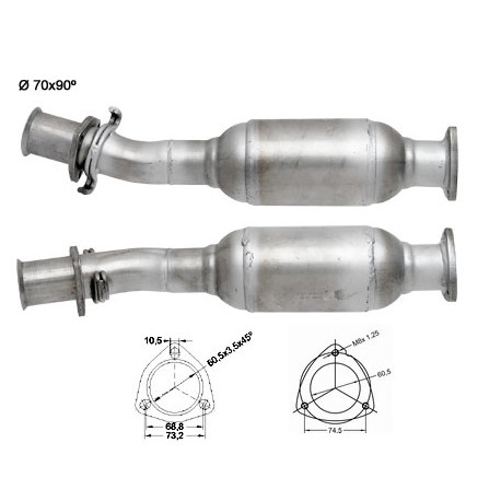 DPF a katalyzátory Magnaflow pre konkrétny model Magnaflow Katalyzátor na CITROËN FIAT PEUGEOT | race-shop.sk