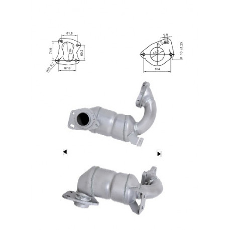 DPF a katalyzátory Magnaflow pre konkrétny model Magnaflow Katalyzátor na DACIA RENAULT | race-shop.sk