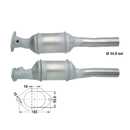 DPF a katalyzátory Magnaflow pre konkrétny model Magnaflow Katalyzátor na FIAT | race-shop.sk