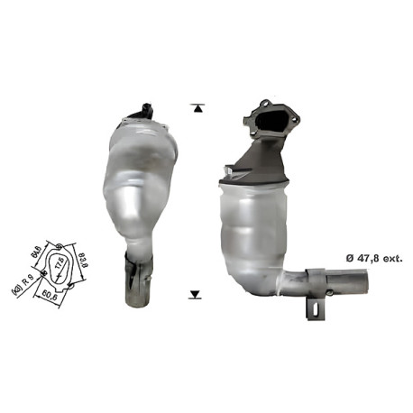 DPF a katalyzátory Magnaflow pre konkrétny model Magnaflow Katalyzátor na FIAT LANCIA | race-shop.sk