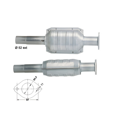 DPF a katalyzátory Magnaflow pre konkrétny model Magnaflow Katalyzátor na FIAT | race-shop.sk