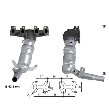 DPF a katalyzátory Magnaflow pre konkrétny model Magnaflow Katalyzátor na FIAT | race-shop.sk
