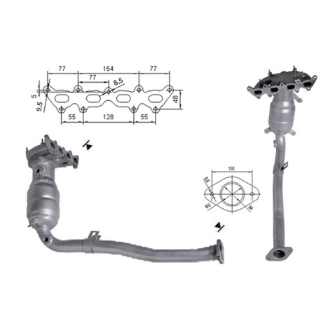 DPF a katalyzátory Magnaflow pre konkrétny model Magnaflow Katalyzátor na FIAT | race-shop.sk