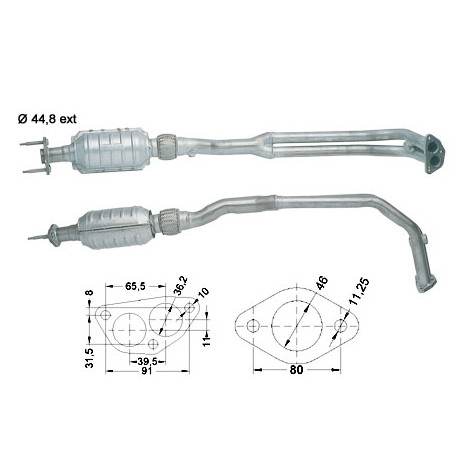 DPF a katalyzátory Magnaflow pre konkrétny model Magnaflow Katalyzátor na FIAT | race-shop.sk