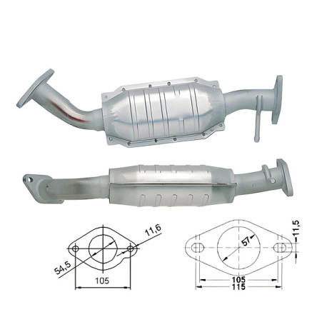DPF a katalyzátory Magnaflow pre konkrétny model Magnaflow Katalyzátor na FORD | race-shop.sk