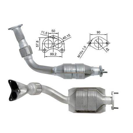 DPF a katalyzátory Magnaflow pre konkrétny model Magnaflow Katalyzátor na FORD | race-shop.sk