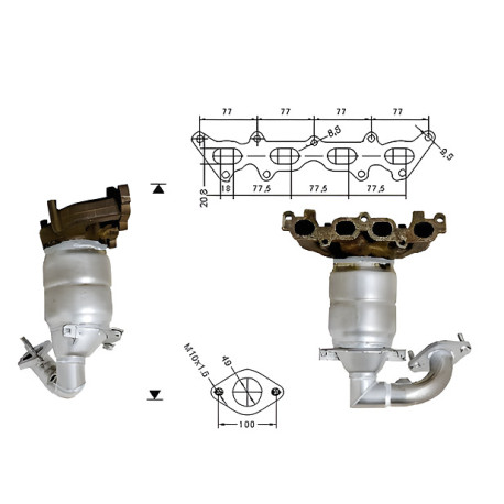 DPF a katalyzátory Magnaflow pre konkrétny model Magnaflow Katalyzátor na FORD | race-shop.sk