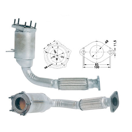 DPF a katalyzátory Magnaflow pre konkrétny model Magnaflow Katalyzátor na FORD | race-shop.sk