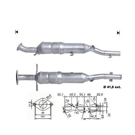 DPF a katalyzátory Magnaflow pre konkrétny model Magnaflow Katalyzátor na FORD | race-shop.sk