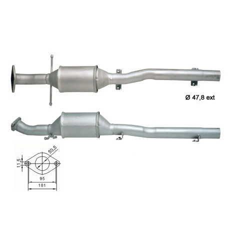 DPF a katalyzátory Magnaflow pre konkrétny model Magnaflow Katalyzátor na FORD | race-shop.sk