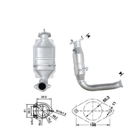 DPF a katalyzátory Magnaflow pre konkrétny model Magnaflow Katalyzátor na FORD | race-shop.sk