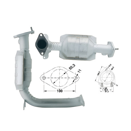DPF a katalyzátory Magnaflow pre konkrétny model Magnaflow Katalyzátor na FORD | race-shop.sk