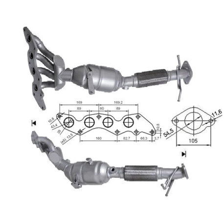 DPF a katalyzátory Magnaflow pre konkrétny model Magnaflow Katalyzátor na FORD | race-shop.sk