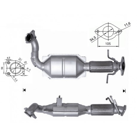 DPF a katalyzátory Magnaflow pre konkrétny model Magnaflow Katalyzátor na FORD | race-shop.sk