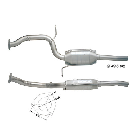 DPF a katalyzátory Magnaflow pre konkrétny model Magnaflow Katalyzátor na FORD | race-shop.sk