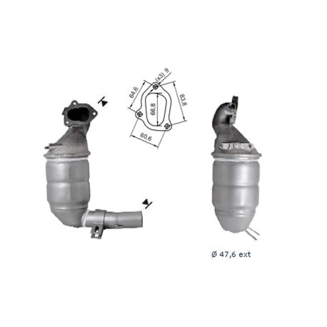 DPF a katalyzátory Magnaflow pre konkrétny model Magnaflow Katalyzátor na FORD | race-shop.sk