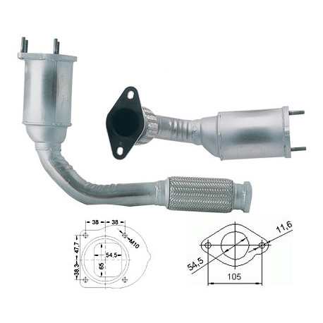 DPF a katalyzátory Magnaflow pre konkrétny model Magnaflow Katalyzátor na FORD | race-shop.sk