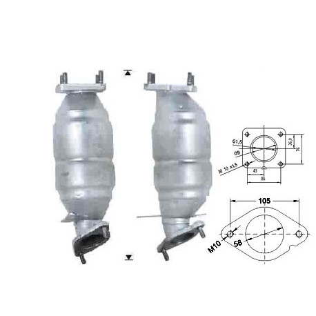 DPF a katalyzátory Magnaflow pre konkrétny model Magnaflow Katalyzátor na FORD | race-shop.sk