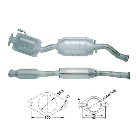 DPF a katalyzátory Magnaflow pre konkrétny model Magnaflow Katalyzátor na FORD | race-shop.sk