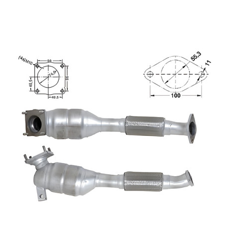 DPF a katalyzátory Magnaflow pre konkrétny model Magnaflow Katalyzátor na FORD | race-shop.sk