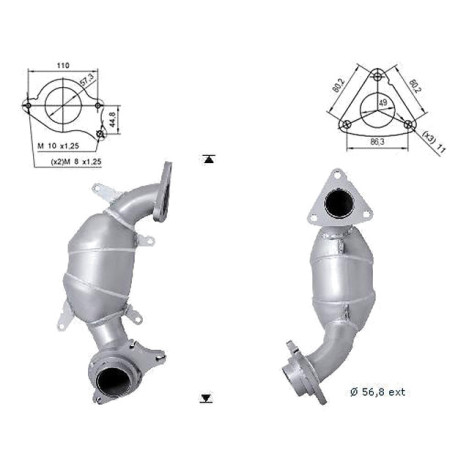 DPF a katalyzátory Magnaflow pre konkrétny model Magnaflow Katalyzátor na HONDA | race-shop.sk