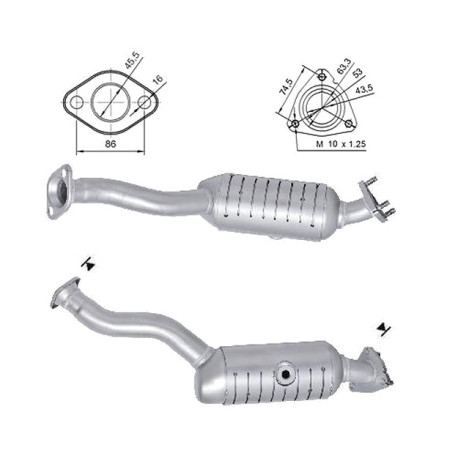 DPF a katalyzátory Magnaflow pre konkrétny model Magnaflow Katalyzátor na HONDA | race-shop.sk