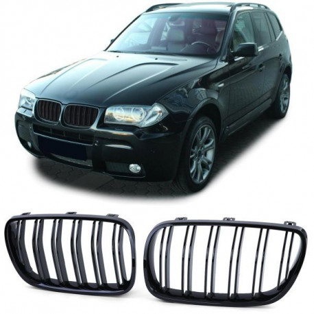 Bazár Mriežky chladiča (dvojité) performance lesklé pre BMW X3 E83 06-11 POŠKODENÉ | race-shop.sk