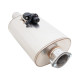 Univerzálne tlmiče s klapkou Varex exhaust valve muffler 6"x10"x15" Flanged Inlet 3", Single-wall Outlet 3" | race-shop.sk