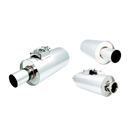 Univerzálne tlmiče s klapkou Varex exhaust valve muffler 7.5"x15" Flanged Inlet 3.5", Single-wall Outlet 3.5" | race-shop.sk