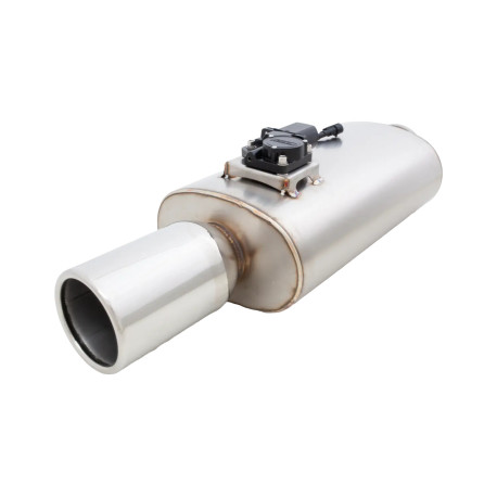 Univerzálne tlmiče s klapkou Varex exhaust valve muffler 5.5"x9.5"x15" Flanged Inlet 2.5", Double-Wall Tip 4" | race-shop.sk
