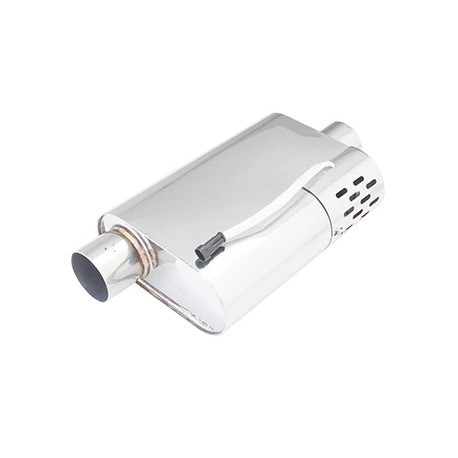 Univerzálne tlmiče s klapkou Varex exhaust valve muffler 4"x9.5"x14" Single Inlet 2.5", Single Outlet 2.5" | race-shop.sk